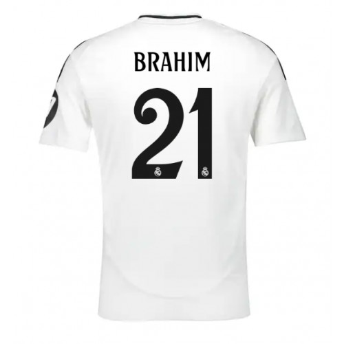 Real Madrid Brahim Diaz #21 Domaci Dres 2024-25 Kratak Rukav